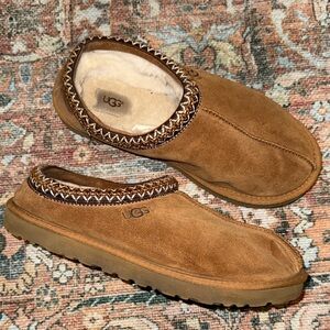 UGG Chestnut Suede Tasman Slip-On Loafers men’s size 11 women’s 12